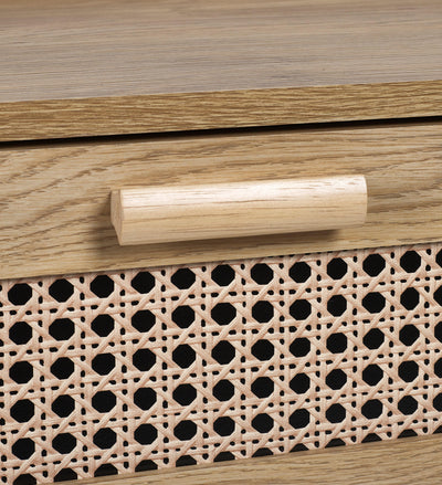 Sydney 6 Drawer Wide Chest - Rattan Effect – Julian Bowen, view 6