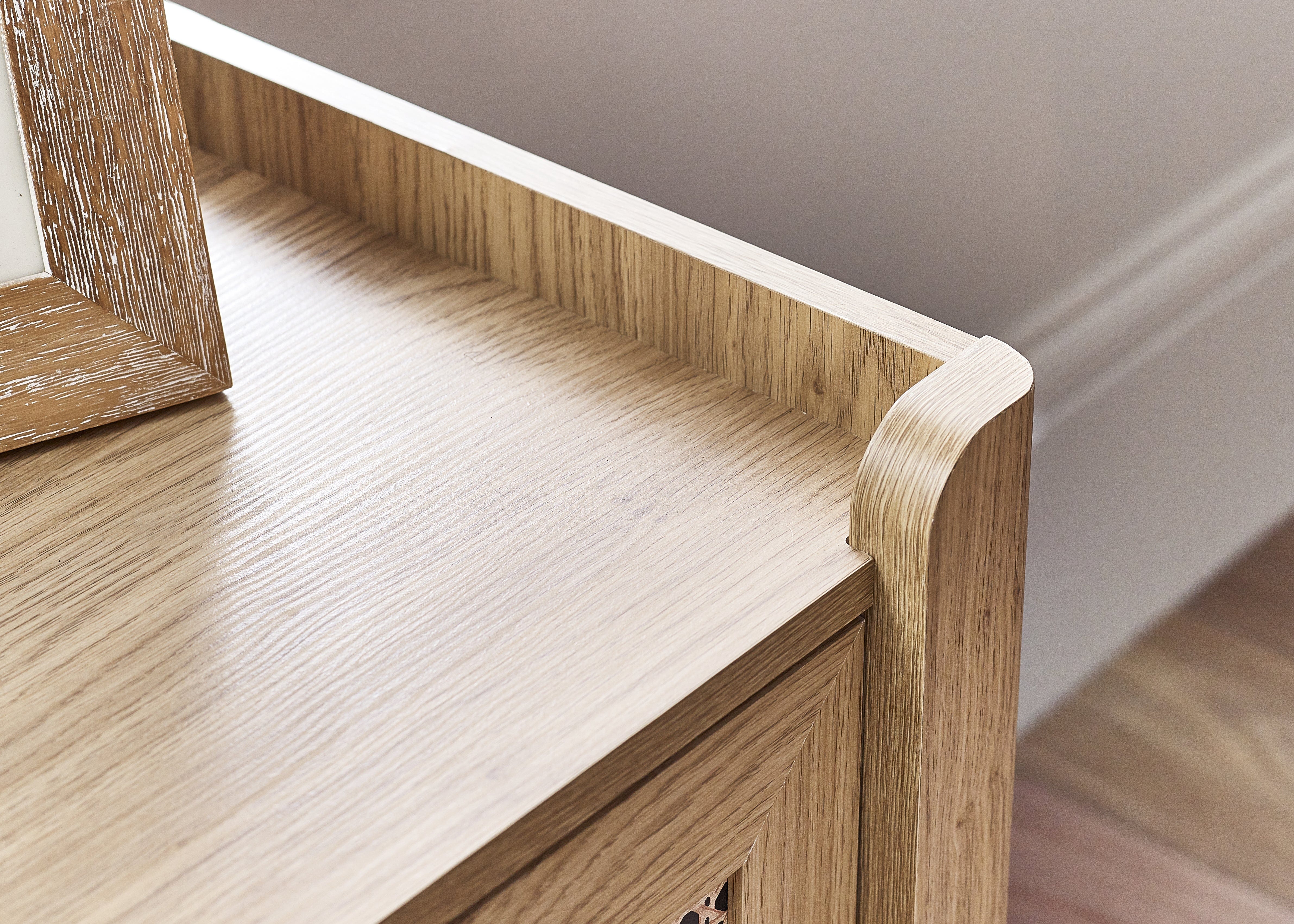 Sydney 6 Drawer Wide Chest - Rattan Effect – Julian Bowen, view 5
