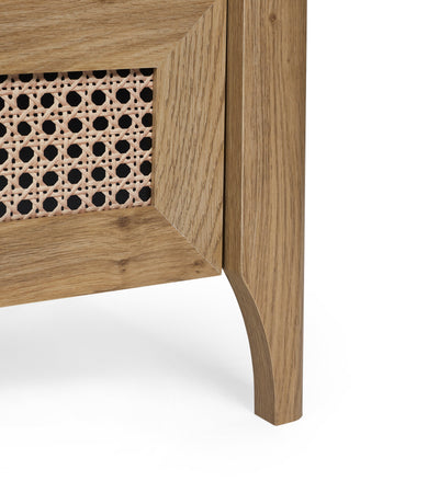 Sydney 6 Drawer Wide Chest - Rattan Effect – Julian Bowen, view 8