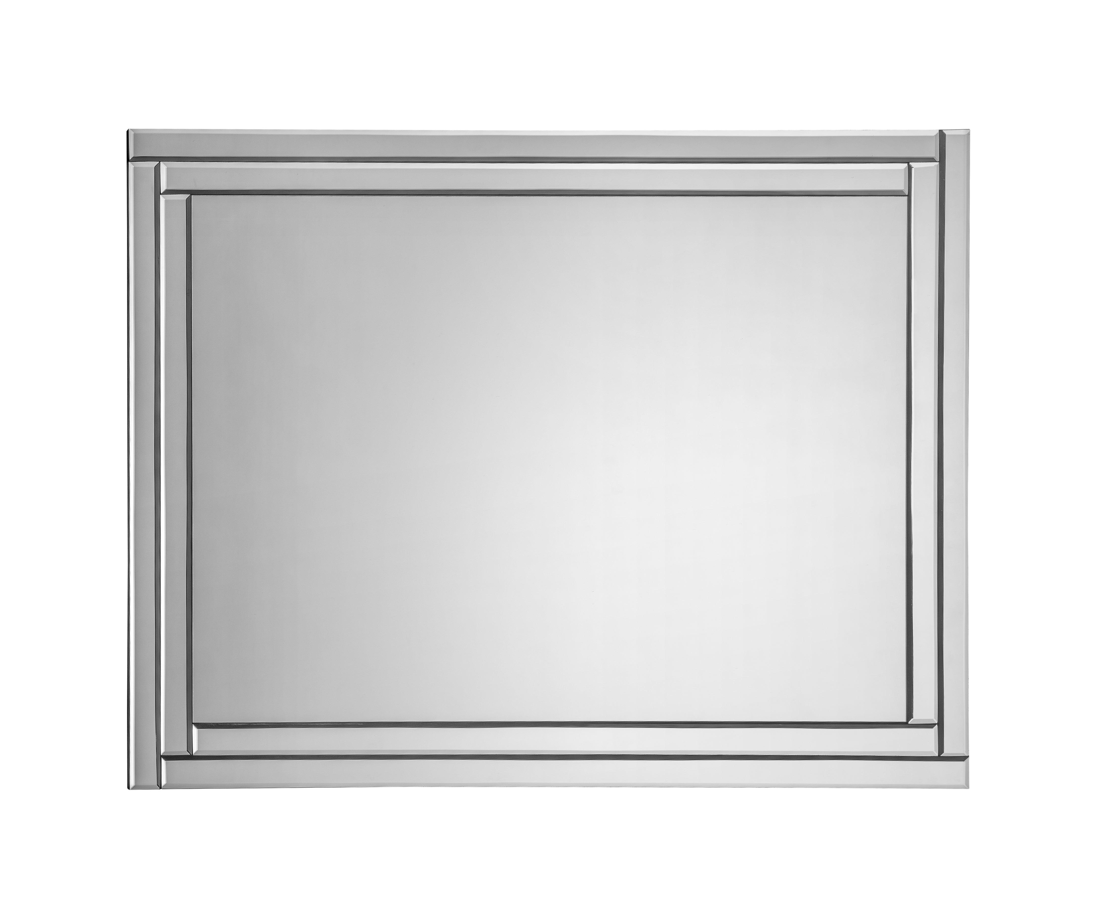 Deco Frameless Wall Mirror – Julian Bowen