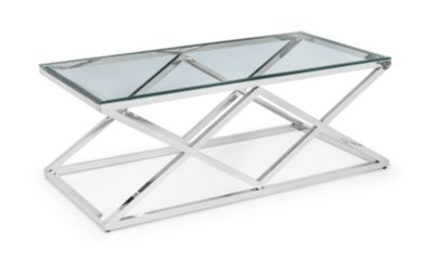 Julian Bowen Coffee Table Biarritz X Frame Coffee Table Bed Kings
