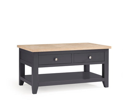 Bordeaux Coffee Table Dark Grey – Julian Bowen