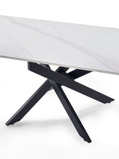 Bradley White Marble Coffee Table – Julian Bowen, view 4