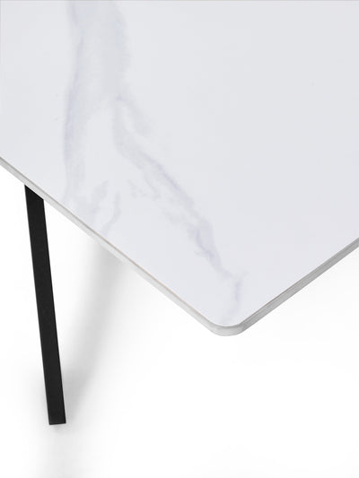 Bradley White Marble Coffee Table – Julian Bowen, view 5