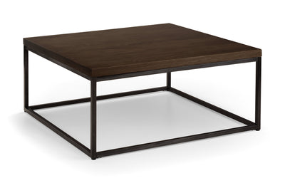 Brooklyn Square Oak Coffee Table Dark Oak – Julian Bowen