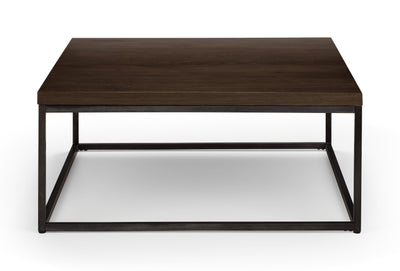 Brooklyn Square Oak Coffee Table Dark Oak – Julian Bowen, view 2