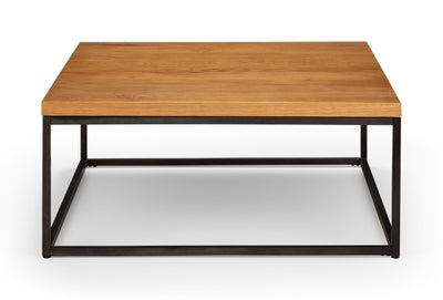Brooklyn Square Oak Coffee Table Light Oak – Julian Bowen, view 2