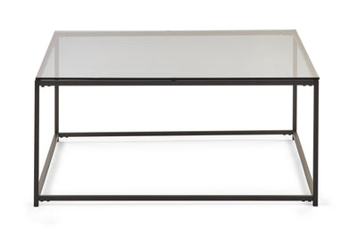 Chicago Square Coffee Table Smoked Glass – Julian Bowen, view 2