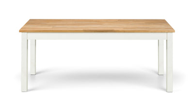 Coxmoor Coffee Table - Ivory & Oak – Julian Bowen