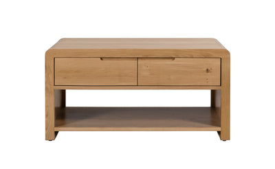 Curve Oak Coffee Table – Julian Bowen, view 3