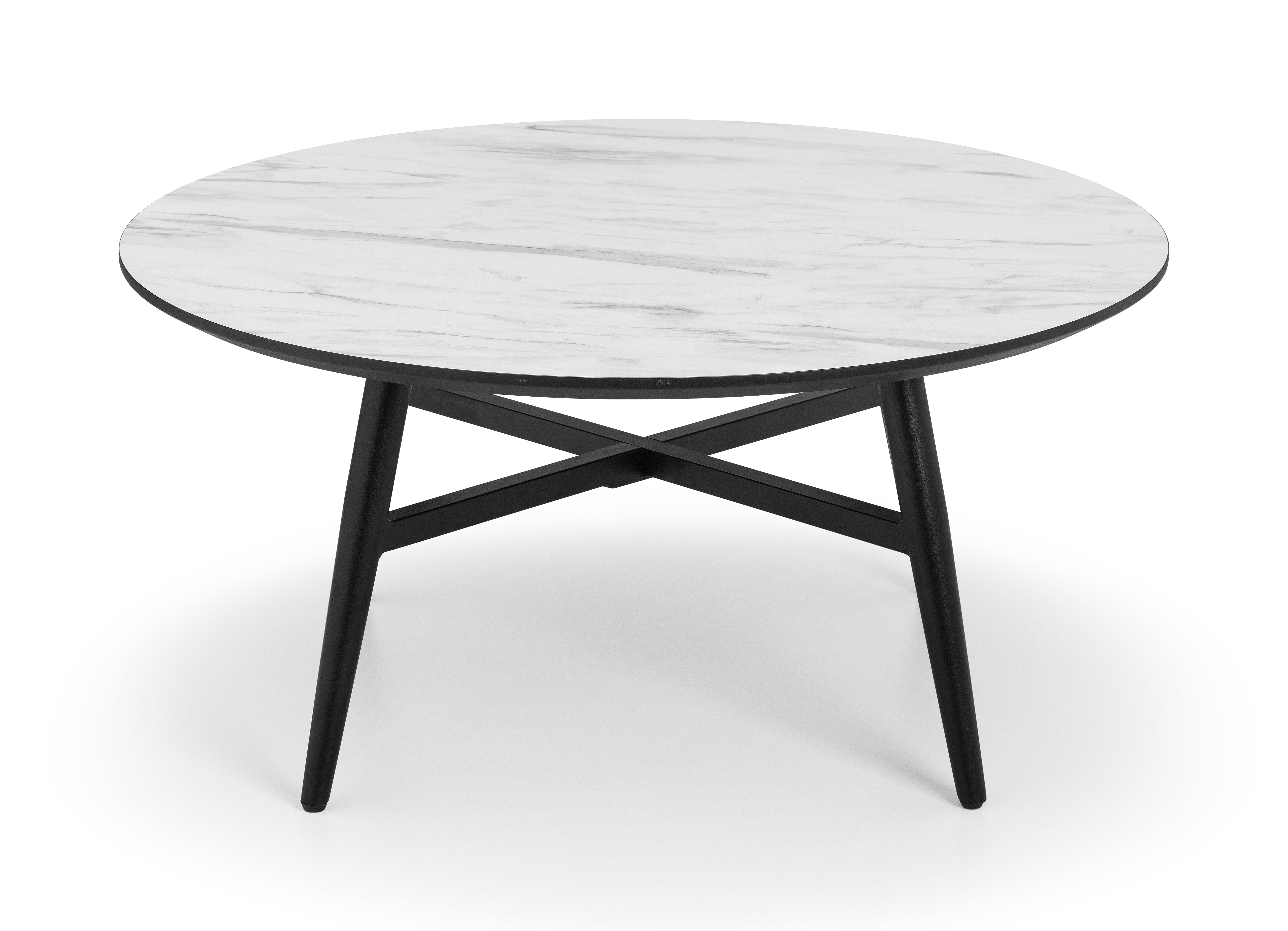 Firenze Marble Effect Coffee Table – Julian Bowen, view 3
