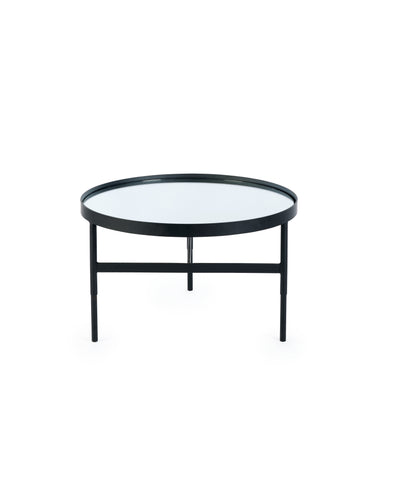 Franki Mirror Glass Coffee Table – Julian Bowen, view 2