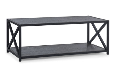 Julian Bowen Coffee Table Lima Coffee Table - Black Ash Bed Kings