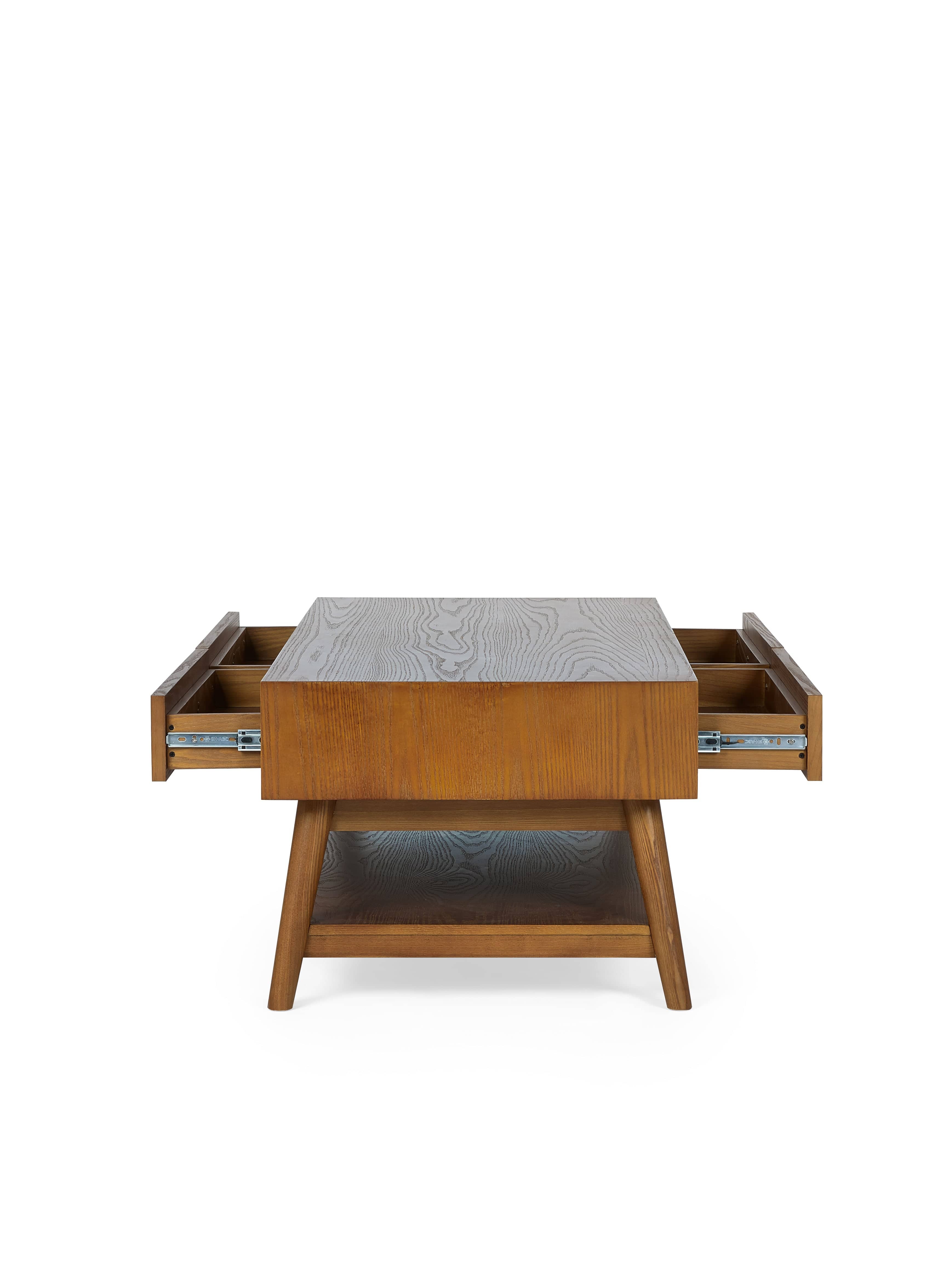 Lowry 2 Drawer Coffee Table – Julian Bowen, view 5
