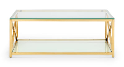 Miami Coffee Table - Gold – Julian Bowen, view 3