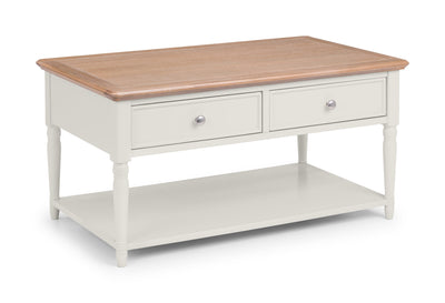 Provence 2 Drawer Coffee Table – Julian Bowen