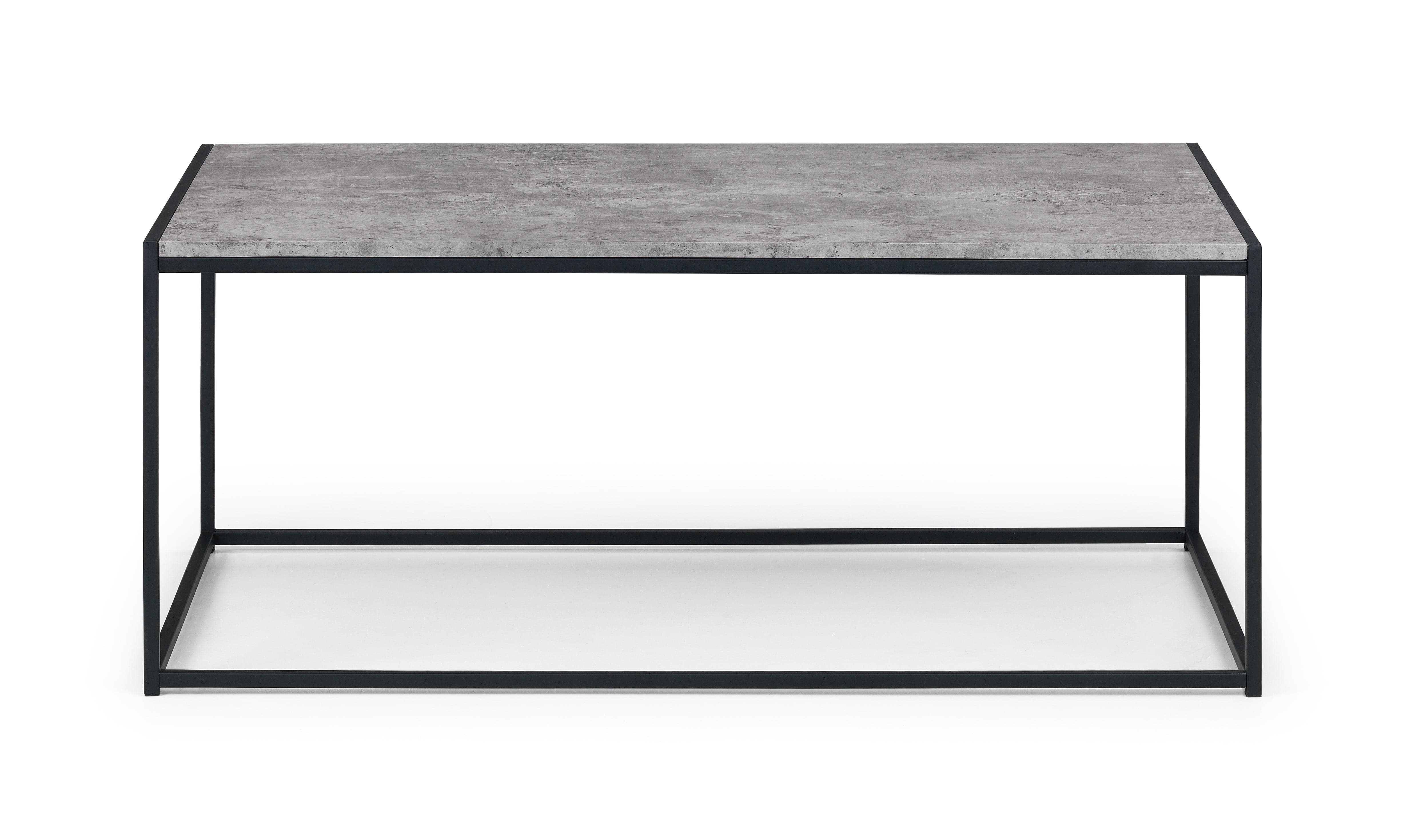 Staten Concrete Coffee Table – Julian Bowen, view 2