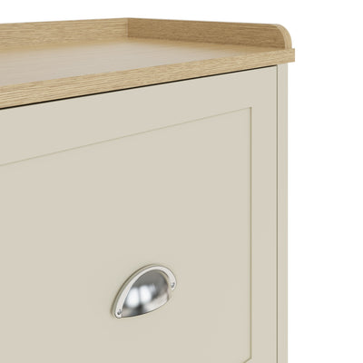 Lancaster 2 Door Shoe Bench Cream – GFW, view 8