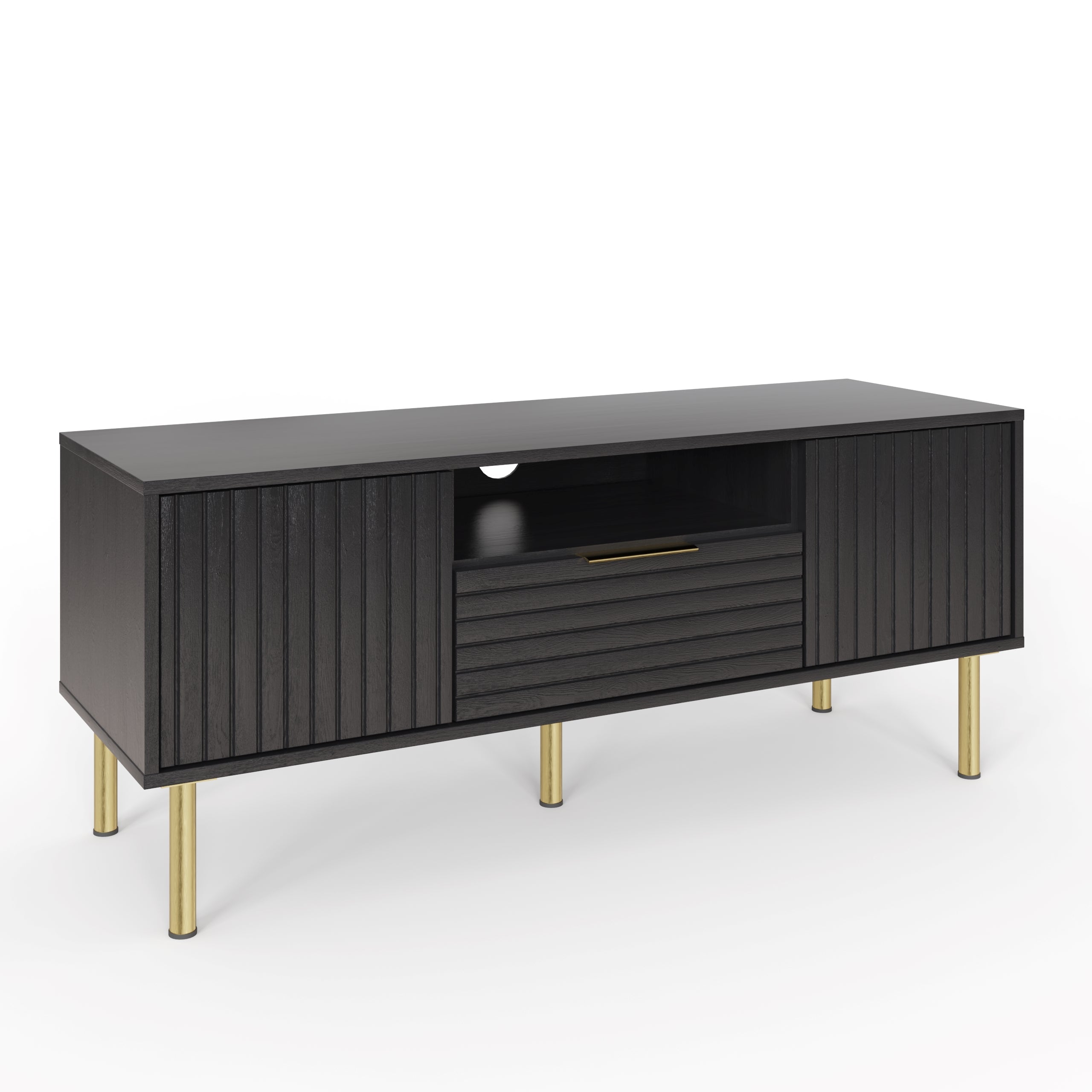 Nervata TV Unit Black – GFW, view 4
