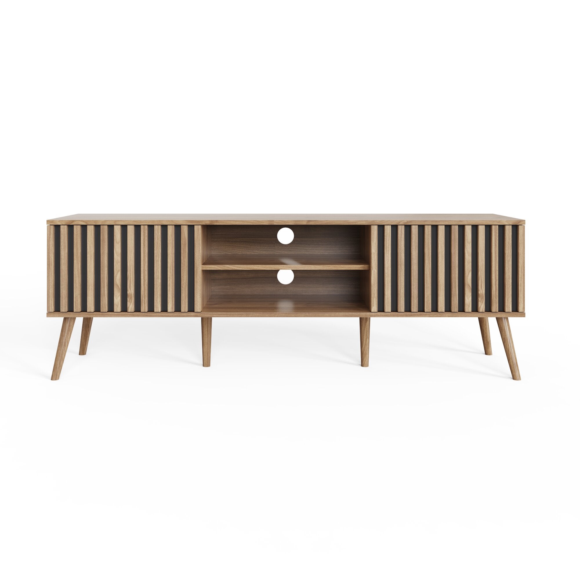 Rowan TV Unit Oak – GFW, view 8