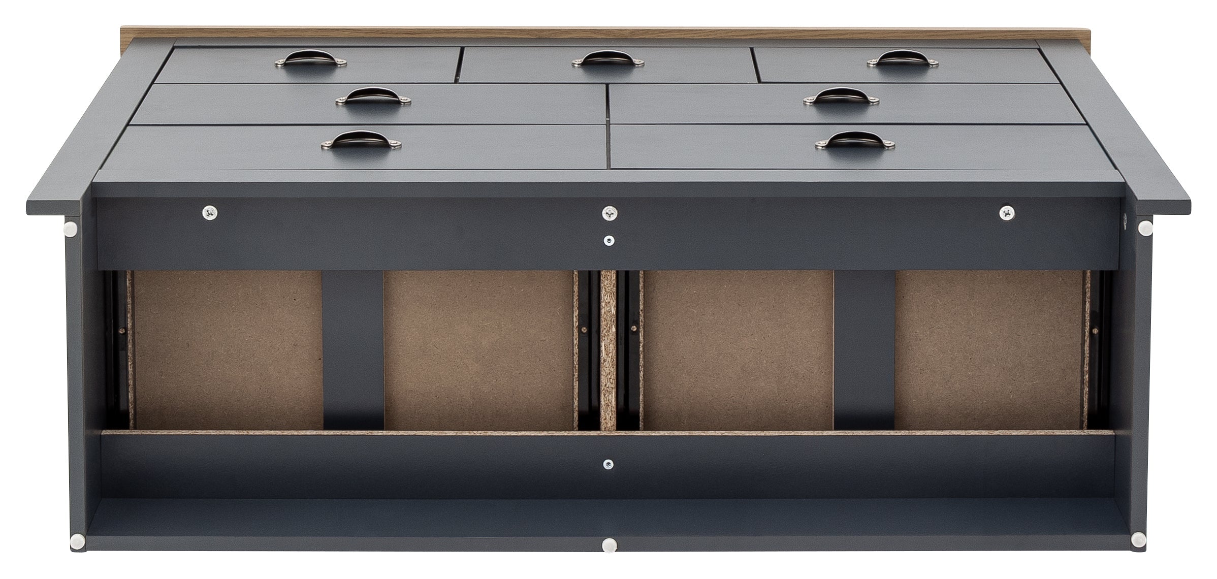 Lancaster Merchants Chest Slate Blue – GFW, view 14