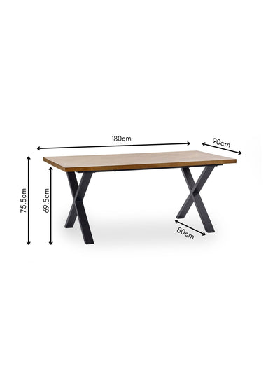 Aron Dining Table – Julian Bowen, view 9