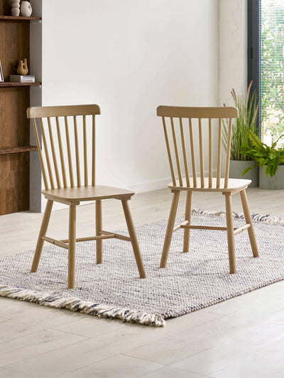 Sakura Oak Dining Chairs (Set of 2) – Julian Bowen, view 2