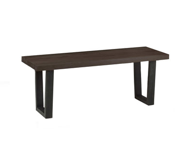 Brooklyn Bench - Dark Oak – Julian Bowen