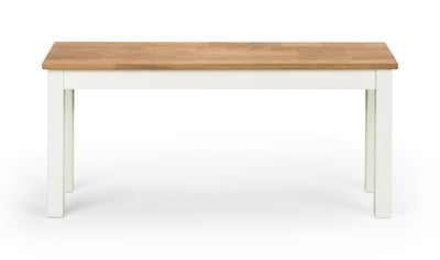 Coxmoor Bench - Ivory & Oak – Julian Bowen, view 2