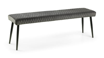 Luxe Low Bench - Grey – Julian Bowen