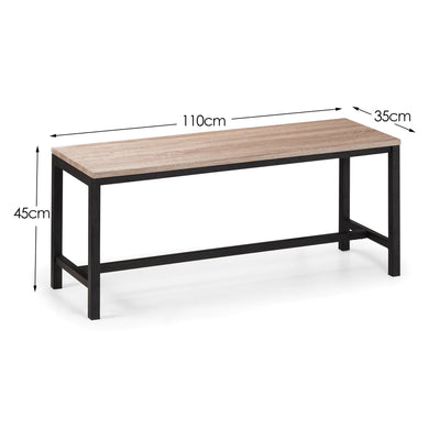 Tribeca Bench - Sonoma Oak – Julian Bowen, view 3