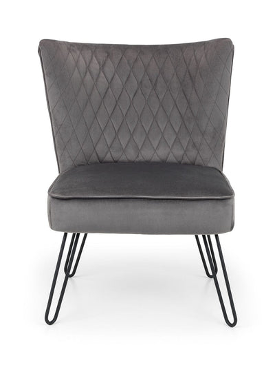 Julian Bowen Dining Chair Lisbon Chair - Grey Bed Kings