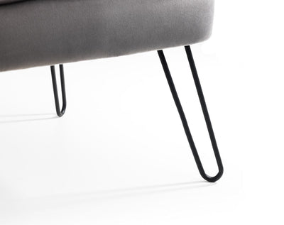 Julian Bowen Dining Chair Lisbon Chair - Grey Bed Kings