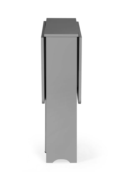 Gatan Small Gateleg Table With 2 Chairs - Grey – Julian Bowen, view 6