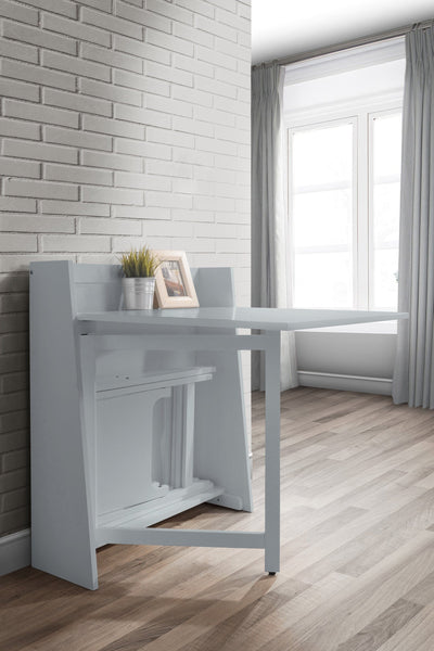 Helsinki Compact Folding Light Grey Dining Set – Julian Bowen, view 4