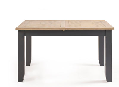 Bordeaux Extending Dining Table Dark Grey – Julian Bowen, view 3