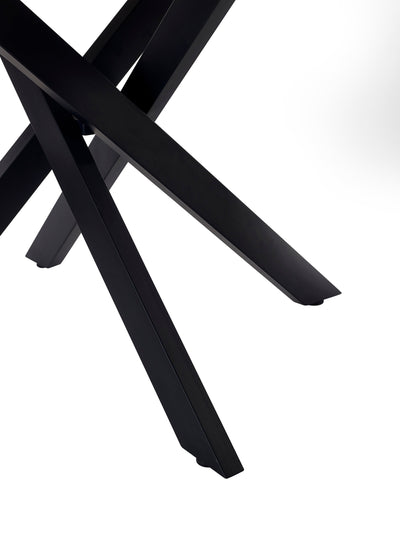 Bradley White Marble Dining Table – Julian Bowen, view 5