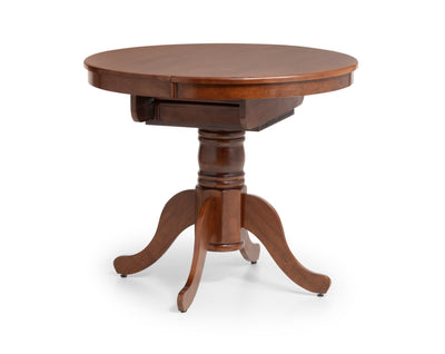 Canterbury Round To Oval Extending Table - Mahogany – Julian Bowen