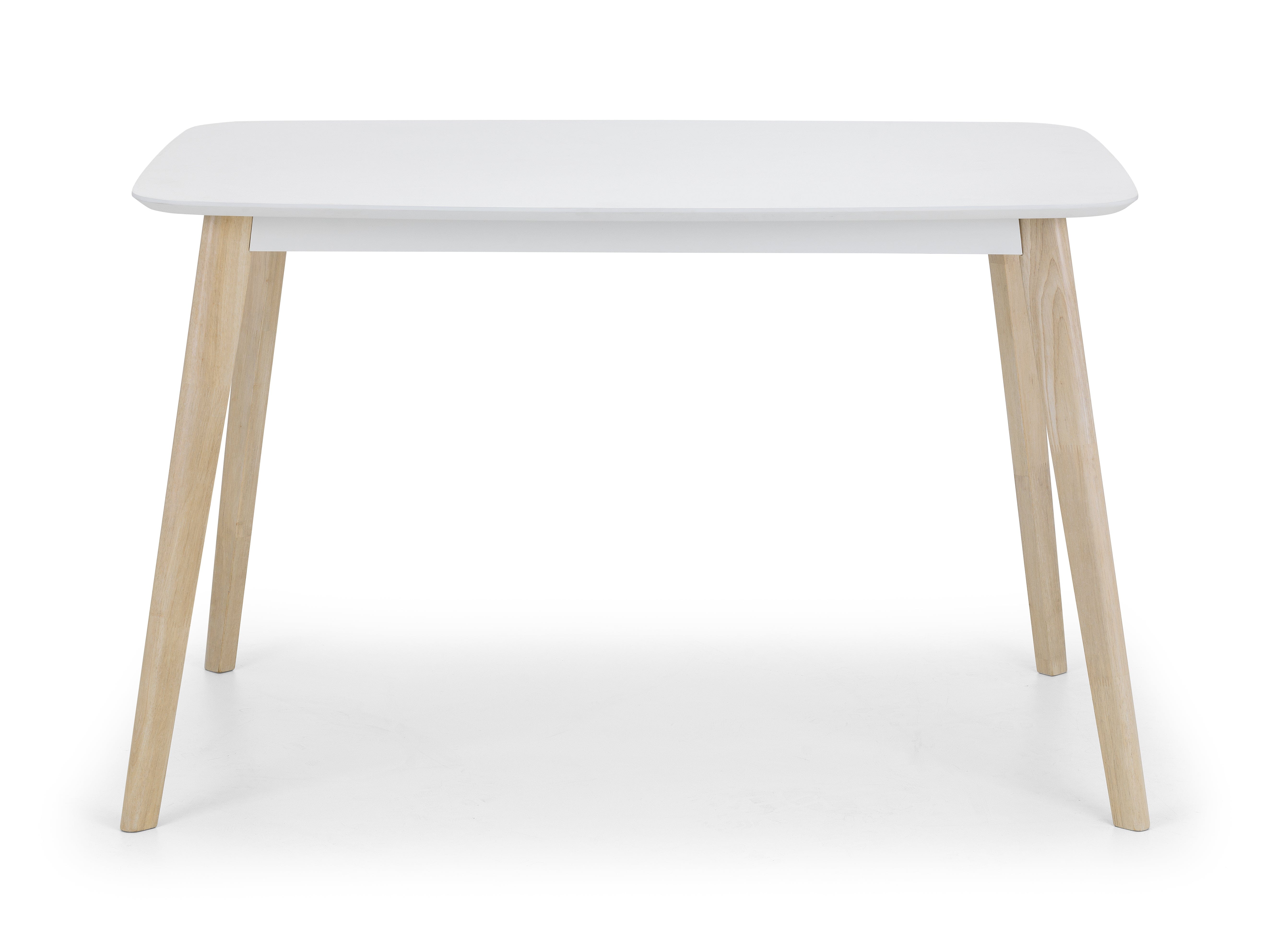Casa Rectangular Dining Table White/Oak – Julian Bowen, view 2