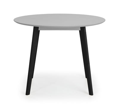 Casa Round Dining Table - Grey/Black – Julian Bowen, view 2