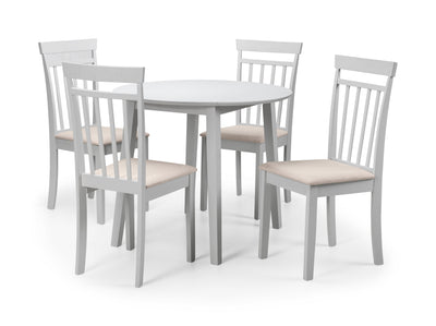 Coast Grey Dropleaf Table – Julian Bowen, view 4