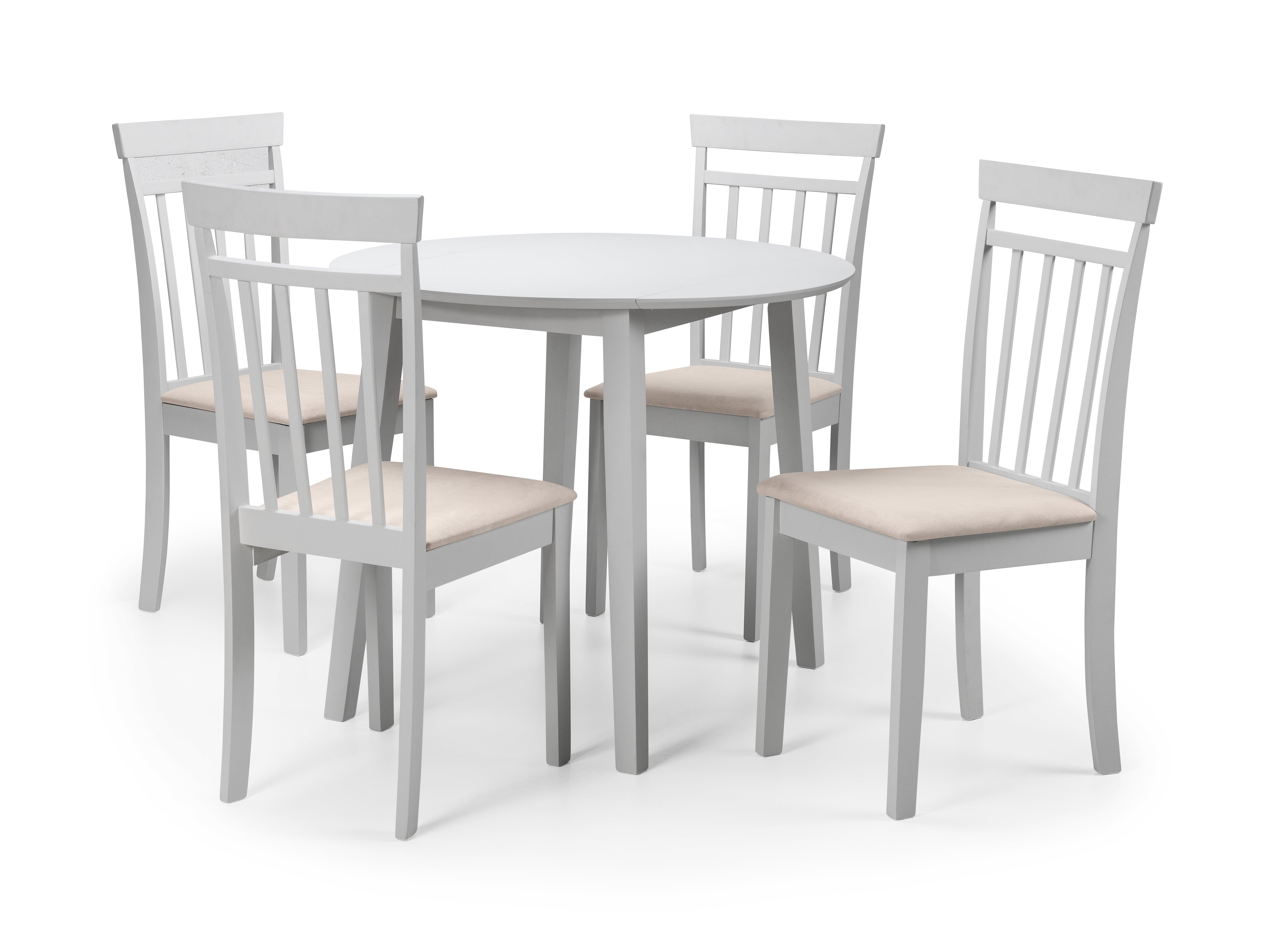 Coast Grey Dropleaf Table – Julian Bowen, view 4