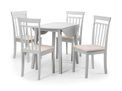 Coast Grey Dropleaf Table – Julian Bowen, view 5