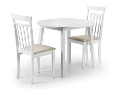 Coast White Dropleaf Table – Julian Bowen, view 5