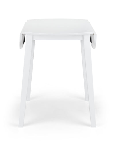 Coast White Dropleaf Table – Julian Bowen, view 4