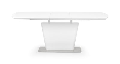 Como High Gloss Extending Table - White – Julian Bowen, view 4