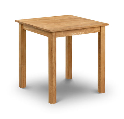 Coxmoor 75cm Square Dining Table - Oak – Julian Bowen
