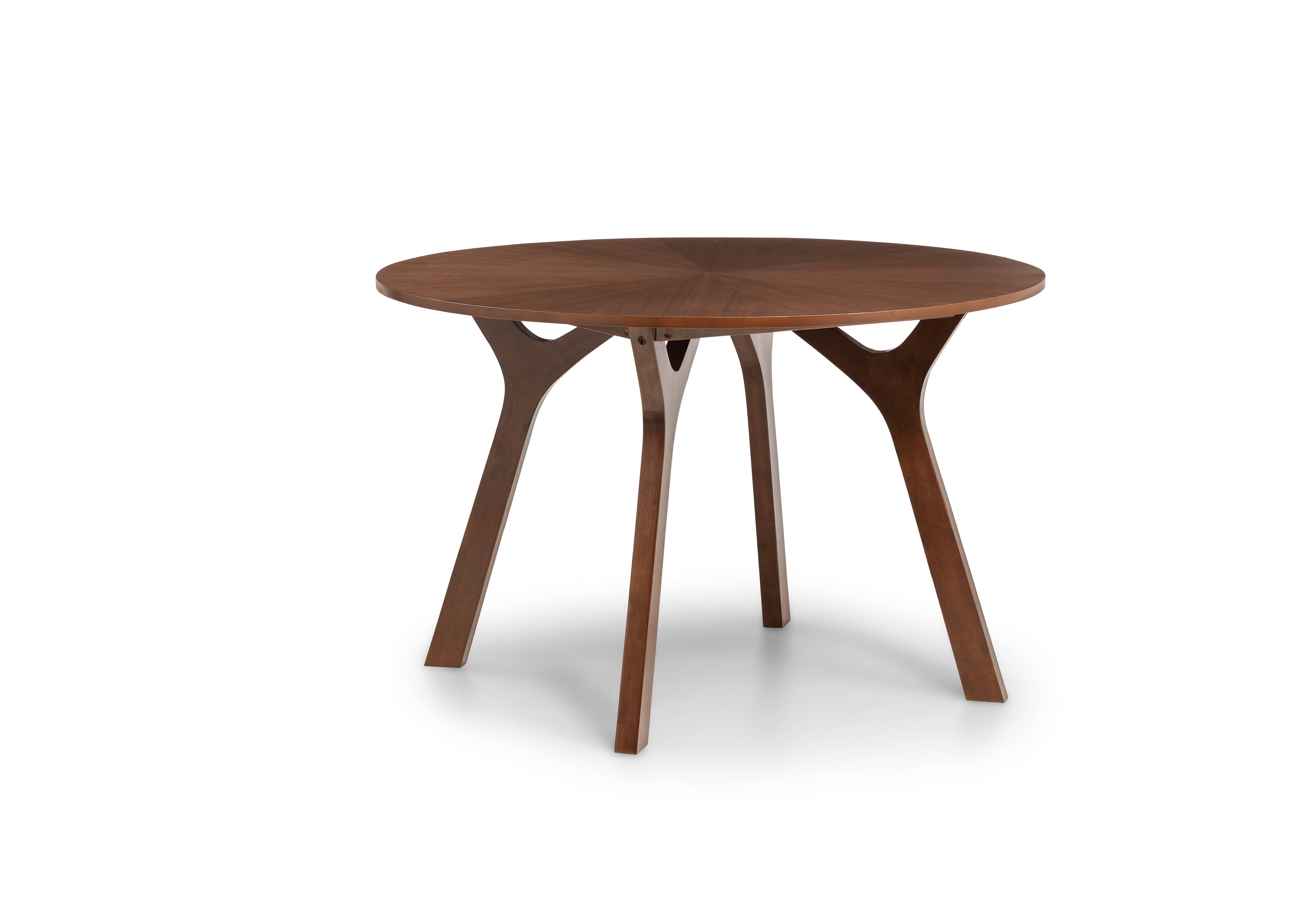 Huxley Round Table Walnut – Julian Bowen