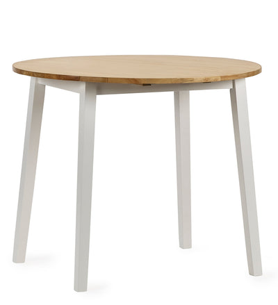 Linwood Round Drop Leaf Table - Natural Top – Julian Bowen