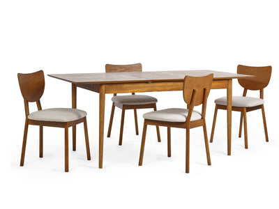 Lowry Extending Dining Table With 2 Drawers – Julian Bowen, view 8